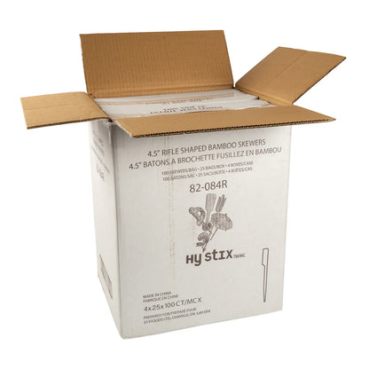 Rifle Shaped Bamboo Skewers,   4.5'' ,  100 pcs, #82-084R