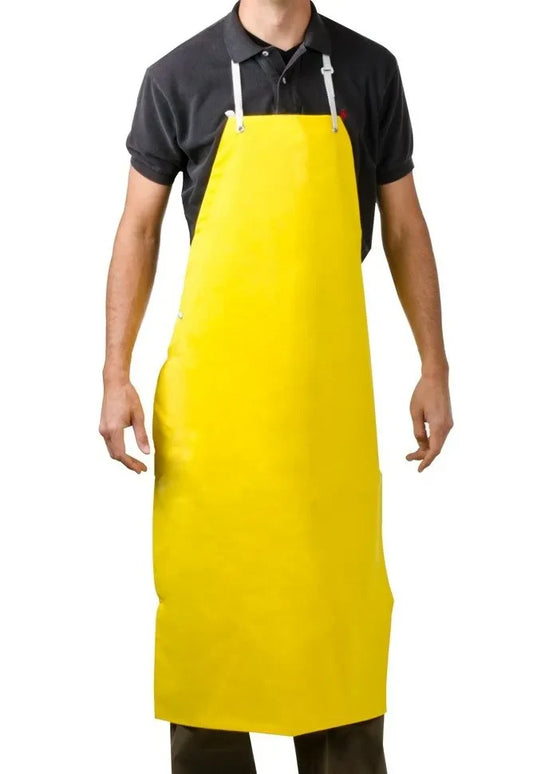Aprons - Heavy Duty - Yellow, 50 pcs, 3mil,  38''x60'', #Stellar