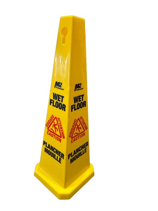 Caution Wet Floor Sign, 24''   #Distribution Plus,  Made In Canada
