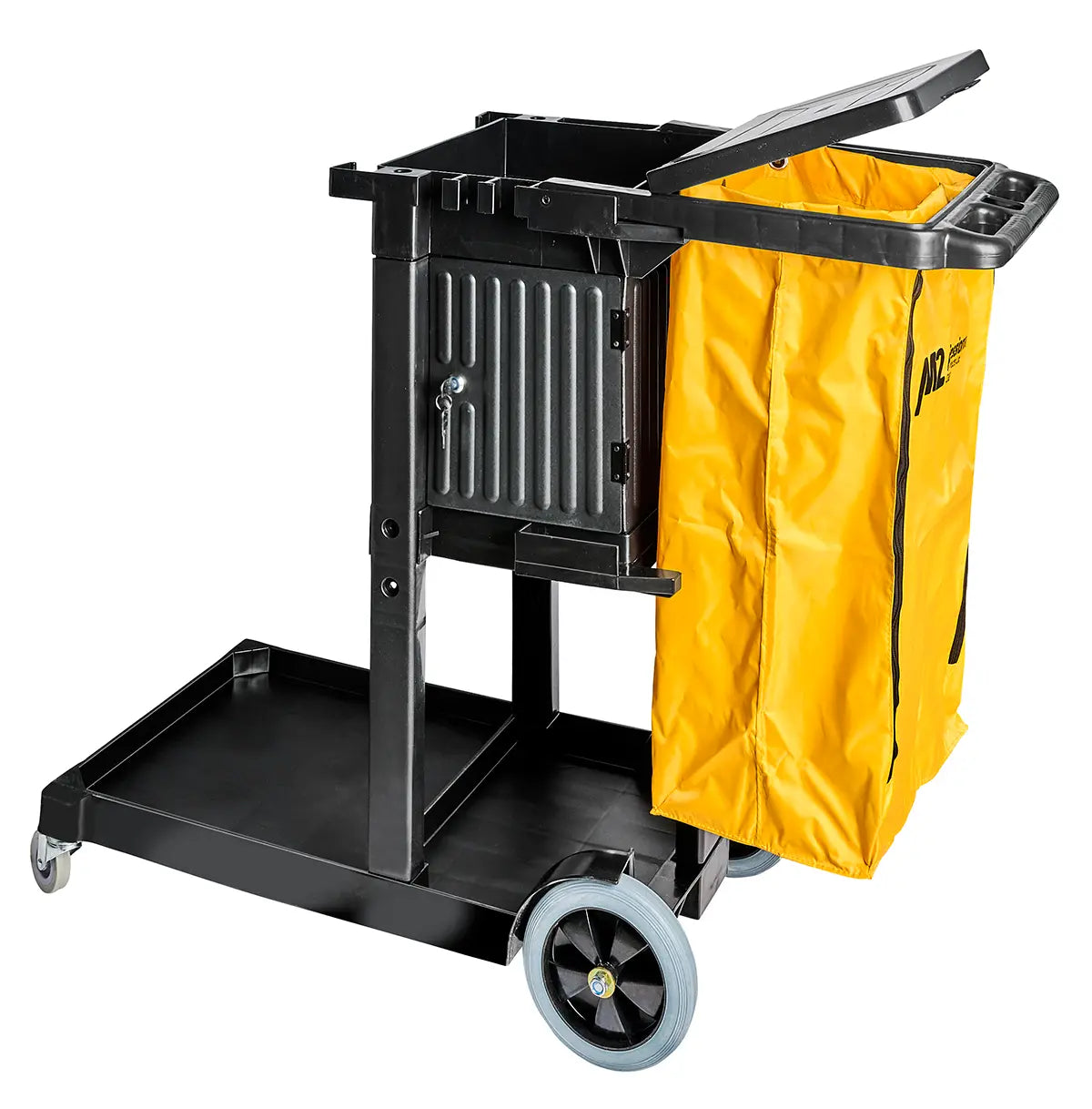 Janitorial Cleaning Cart - With Locking Cabinet, #Large  #Distribution Plus,  Made In Canada