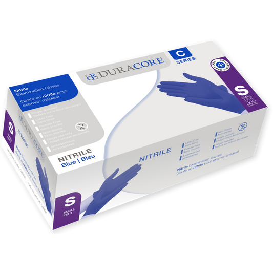 Blue Nitrile Exam Gloves, #Small (Sell by case of 10 x 300/box=3000 pcs), #Distribution Plus