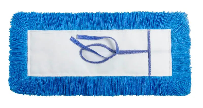 Dust Mop - Blue - 60" Static - Keyhole Backing,  #Distribution Plus,  Made In Canada