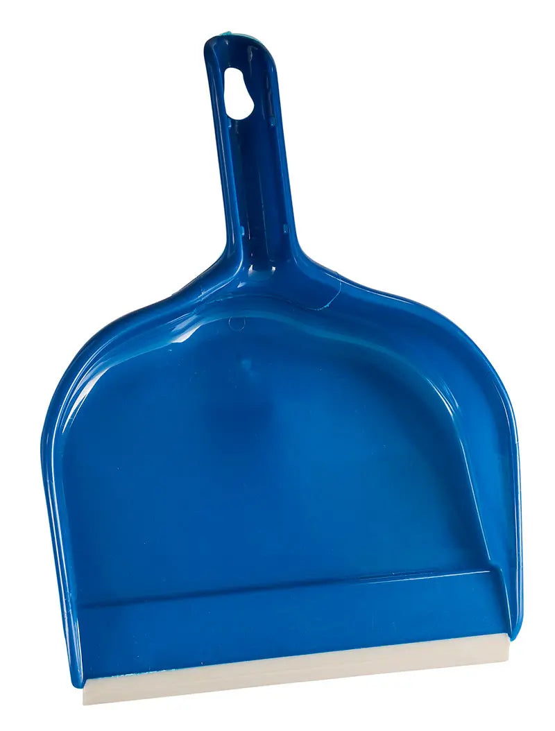 Dustpan, 9" Plastic Clip-On  - Blue   #Distribution Plus,  Made In Canada