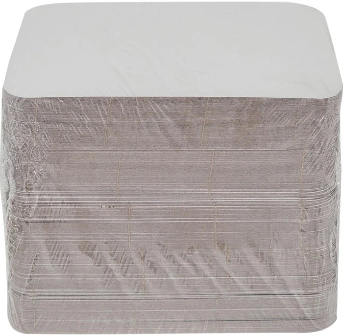 Heavy Flat Paper Lids for 2 1/4 lb Oblong