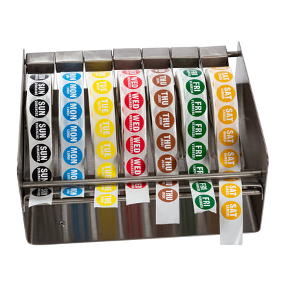 Food Rotation Labels,  3.4", Round, 2000pcs/roll, (2 Rolls/Box),  *WEDNESDAY*