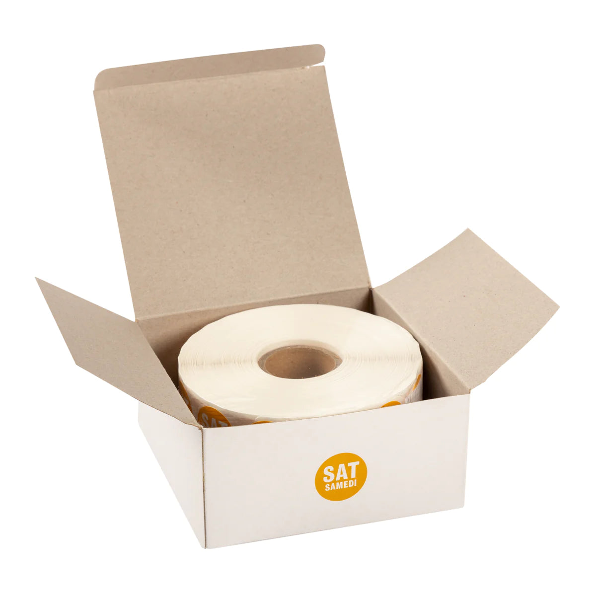 Food Rotation Labels,  3.4", Round, 2000pcs/roll, (2 Rolls/Box),  *SATURDAY*