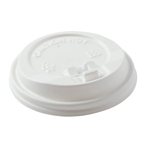 Lids Dome For Coffee Cups, #White, 10-20 oz, 1000 pcs, #90mm,  #Hy Pax