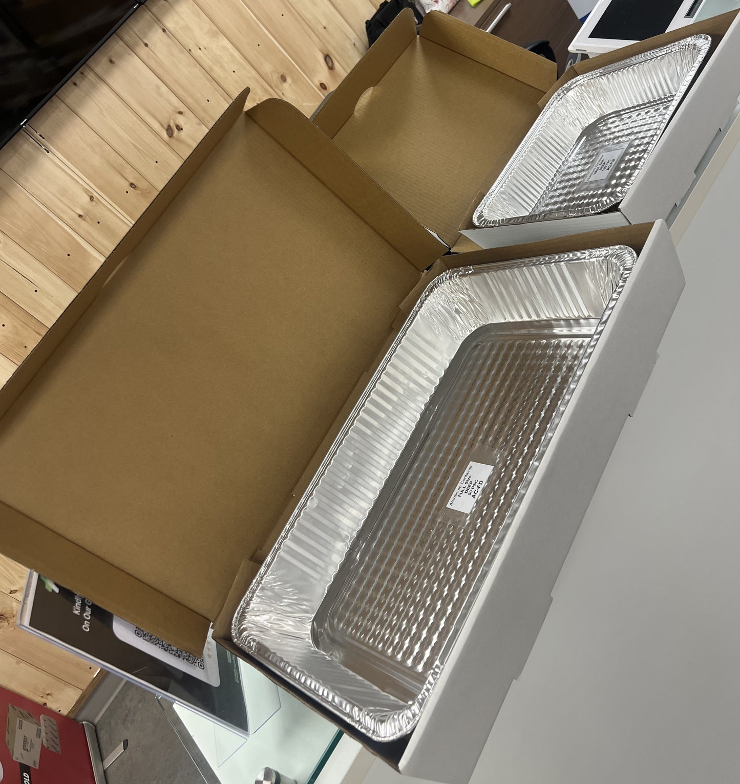 Catering Box, Half Size, White, 50/Bundle