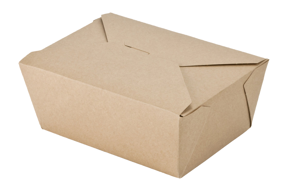 Kraft Paper Food Container, 7.75'' x 5.5 x 2,  200 pcs, #8