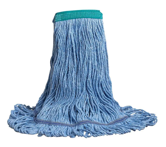 Mop Head,  20 oz, Narrow Band, Pro Looped-End,  #Distribution Plus,  Made In Canada  #BLUE