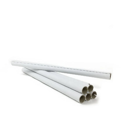 Drapery Paper Tubes,  12.5 Gauge,  White, 18'',  250 pcs #HA50-1