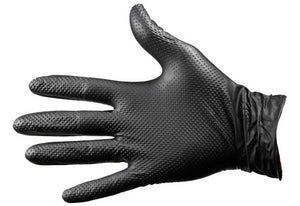 Gloves Black Nitrile,  Powder Free, 100pcs, #Large,