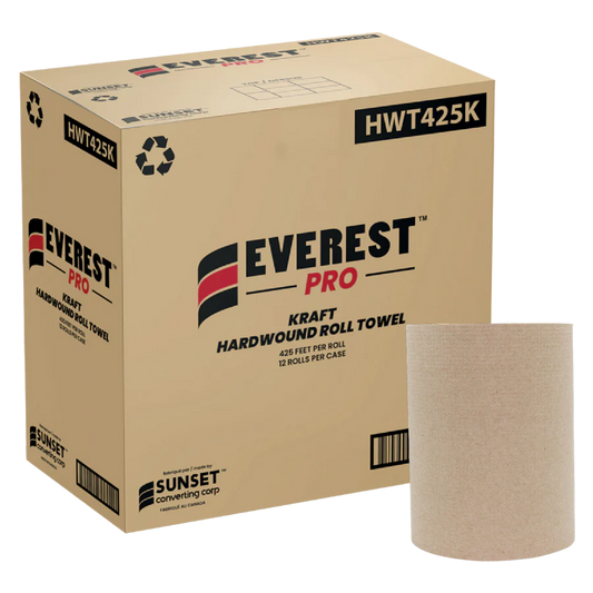 Hand Paper Towel Rolls, #Kraft ,12 Rolls, 7.85" x 425', #HWT425K   #Made In Canada  #Sunset #57760380