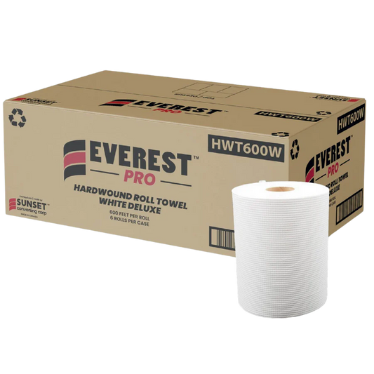 Hand Paper Towel Rolls, #wHITE ,6 Rolls, 7.85" x 600', #HWT600W  #Made In Canada  #Sunset #57760358