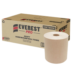 Hand Paper Towel Rolls, #Kraft ,6 Rolls, 7.85" x 800', #HWT800K   #Made In Canada  #Sunset