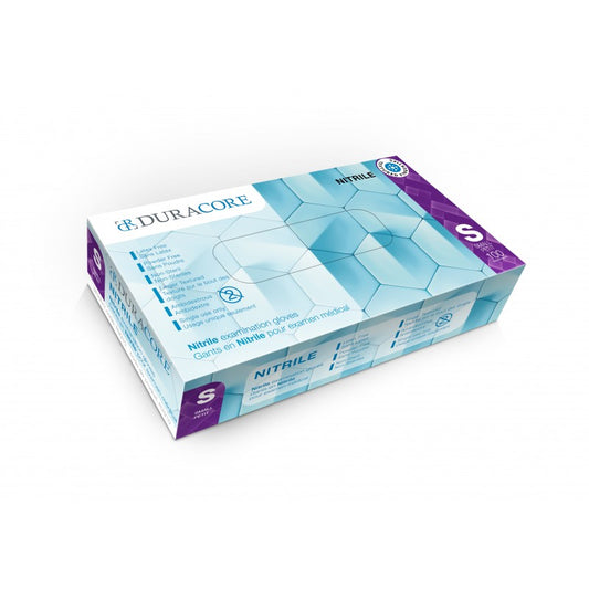 BLUE NITRILE GLOVES, 4.3 MIL, 100 PCS/Box, MEDICAL EXAMINATION - POWDER FREE, #SMALL, #Distribution Plus