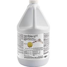 #32 Disinfectant-Deodorizer Fungicide, mould & Mildew killer,  4 Liter #Distribution Plus,  Made In Canada  #SAFEBLEND #SANIBLEND #Lemon