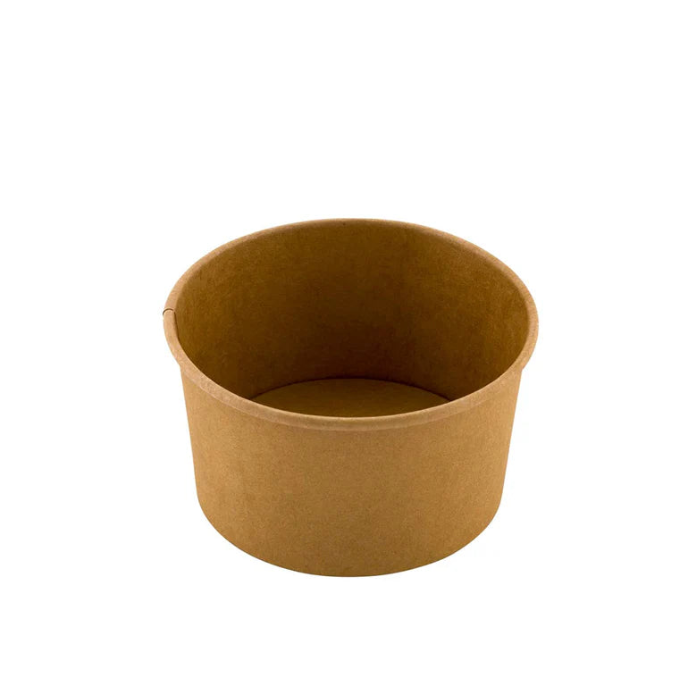 Kraft Paper Soup Cup – 8 oz, 1000 pcs (Lids Fit: SOU208-MC)