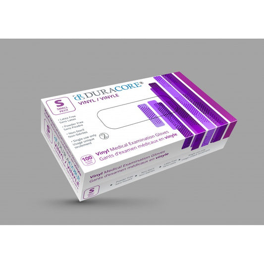 VINYL GLOVES, 4 MIL, 100 PCS/Box, MEDICAL EXAMINATION - POWDER FREE, #SMALL, #Distribution Plus