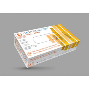 VINYL GLOVES, 4 MIL, 100 PCS/Box, MEDICAL EXAMINATION - POWDER FREE, #EXLARGE, #Distribution Plus
