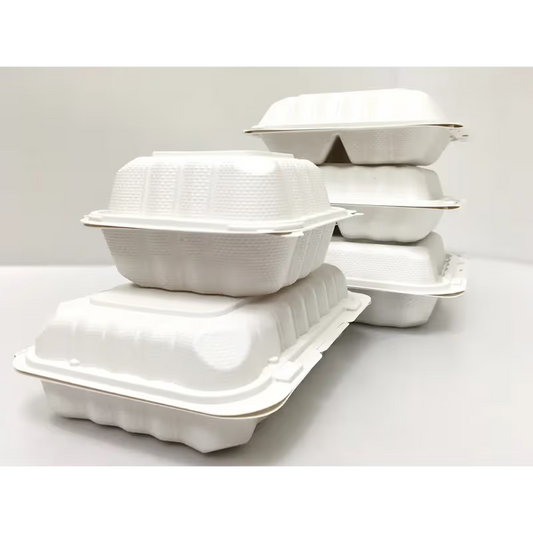Pebble MFPP Microwave Clamshell – Snap Lock,  9" x 6.2 " x 3", 150/cs, 1150 ml