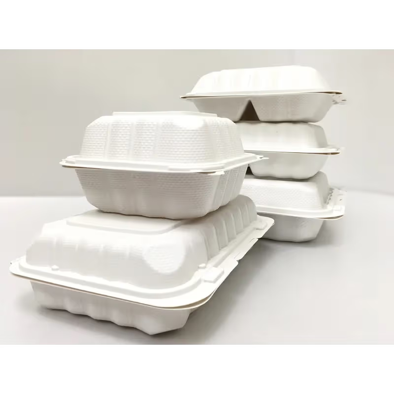 Pebble MFPP Microwave Clamshell – Snap Lock,  9" x 6.2 " x 3", 150/cs, 1150 ml