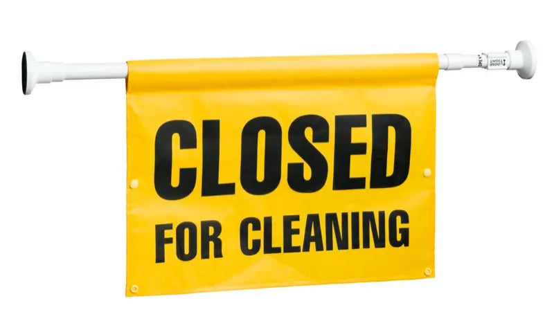 Closed for Cleaning-Hanging Door Sign -  English  #Distribution Plus,  Made In Canada