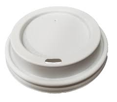 Lids Dome For Coffee Cups, #White, 10-20 oz, 1000 pcs, #CU710L-WH-D
