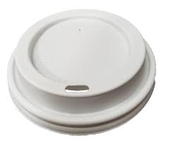 Lids Plastic For Coffee Cups,  8 oz, 1000 pcs, #White #80 mm  #PaperPlus