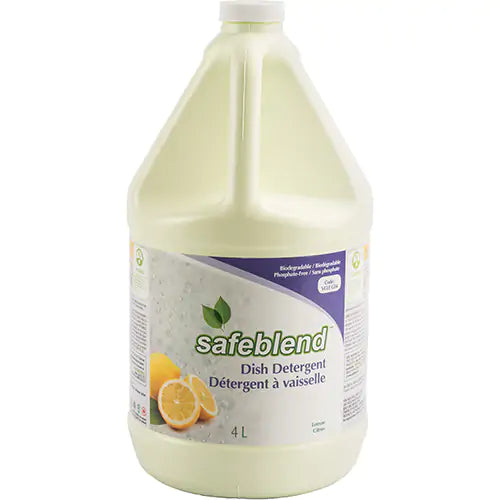 Dish detergent, Food Service, 4 Liters  #Distribution Plus,  Made In Canada  #SAFEBLEND  #Lemon