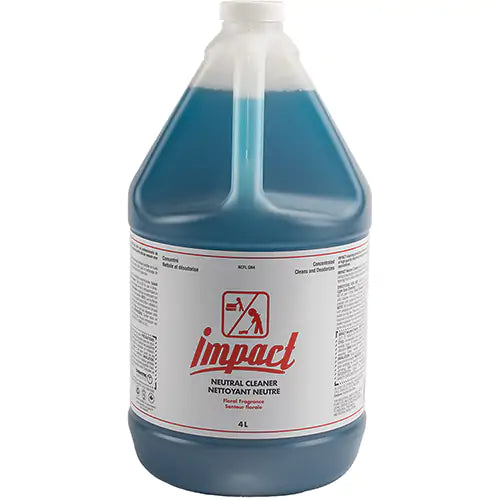 Concentrated Neutral Floor Cleaner and Deodorizer, 4 liters, #Distribution Plus,  Made In Canada  #SAFEBLEND #IMPACT #Floral Fragrance