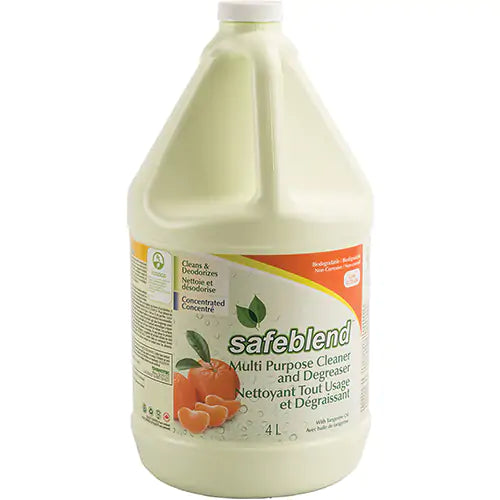 Multi-purpose Cleaner and Degreaser, 4 Liter  #Distribution Plus,  Made In Canada  #SAFEBLEND  #Tangerine Oil