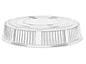 Lids PET For Catering Tray Round Foil, 12'', #50 pcs, (Code:CT112L-MC) (Tray Fit:CT112-MC)