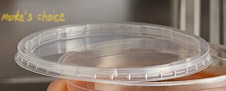 Lids Clear For Deli Container  8-32oz , 500pcs #DE1L-MC (match:DE108-MC,DE112-MC,DE116-MC) #Mark's Choice