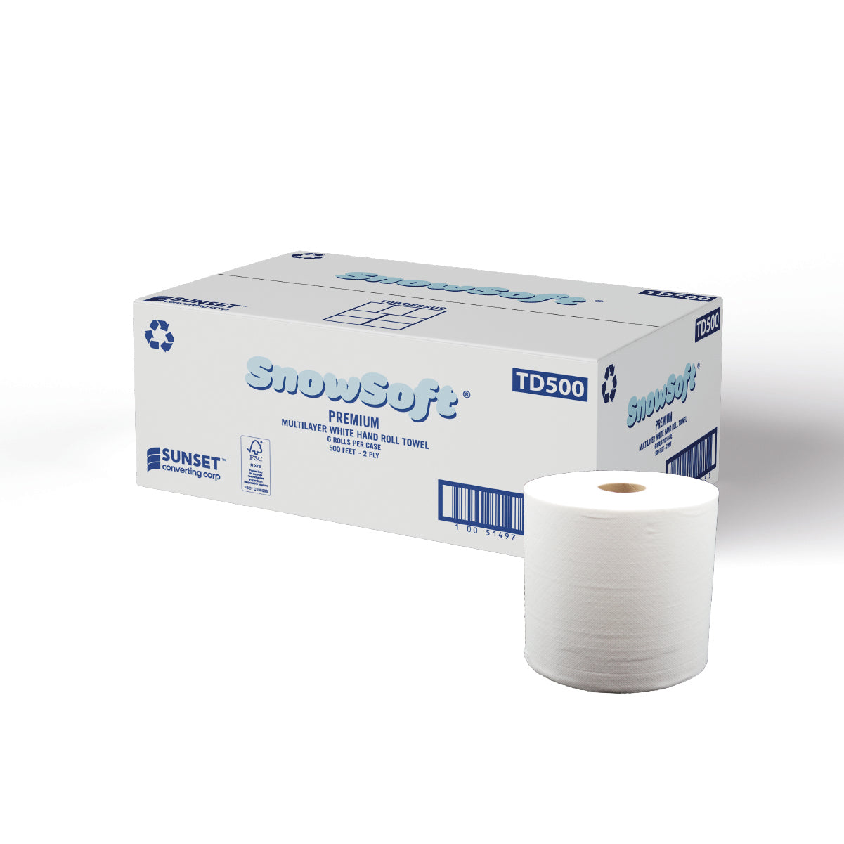 Snowsoft Multilayer Hand Roll Towel