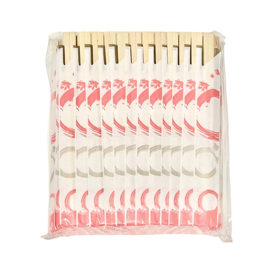 Ecomate Half-Wrapped Wooden Chopsticks, 4000/Case