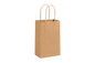 Paper Shopping Bags with handle, KRAFT,  5x3x8,  250 pcs