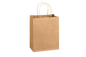 Paper Shopping Bags with handle, KRAFT,  8x4-4.5x10,  250 pcs, #EM-8450
