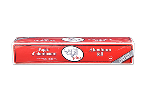 Aluminum Roll With Cutter Box,18''x100m, Extra-Heavy, #Chef Elite, #AF18H-MC #AF-18