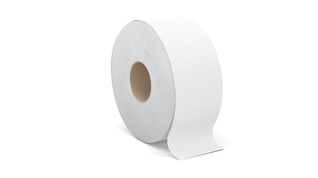 Jumbo Toilet Paper Roll, 3.29''x 600', 2ply, #8 Rolls, #PPBB600-S  #JRT600