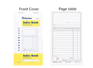 Guest Check, Book Counter Sale, 2 Copy,  3-3/8 x 5-7/8'', (1 x Pack of 10 ), #HP-G3NCR2