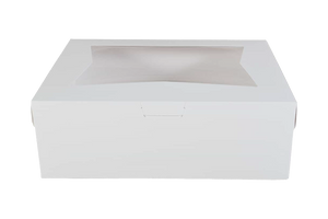Window White Cake Box With,  #Window,  9 x 9 x 2.5,  200pcs
