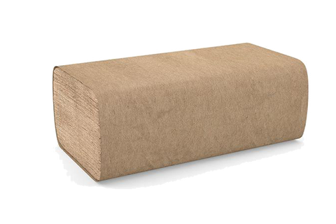 Single Fold Kraft Paper Towels,  4000/cs 16pack x 250pcs,  #H115  #SF4000K-C