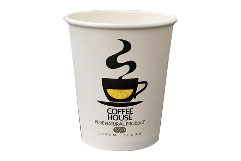 Coffee Cups,  **Coffee House**,  8 oz,  1000 pcs