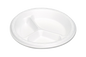 Foam Plates, 10.25'',  3-Comp,  500pcs,