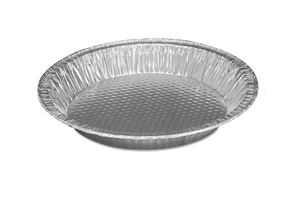 Foil Pie Plate Round 9'',   24x3 pcs,  #Shallow,  #5470505