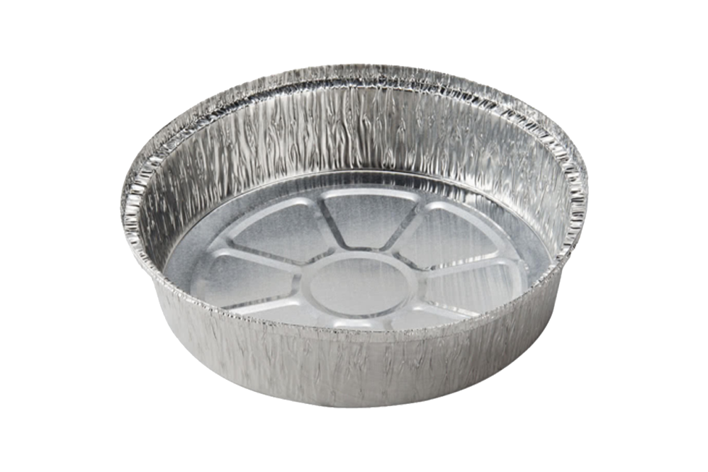 Foil Round Takeout Container,  8'',   500 Pcs, #Koality, #AC-8R