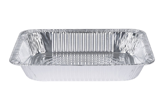 Aluminum Container,  Half Size, *Medium*, SteamTable, 100pcs, #Half #Medium #AC-HM40