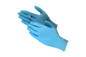 Gloves Blue Nitrile, powder free, 100pcs, #Small