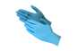 Gloves Blue Nitrile, powder free, 100pcs, #Medium,